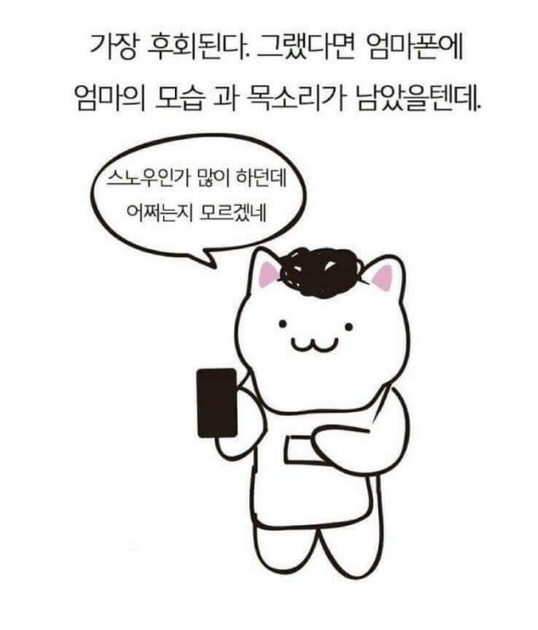 엄마가 돌아가셨다